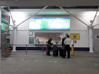 Airtrain Station at Brisbane Airport