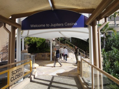 Entrance of Jupiters Casino