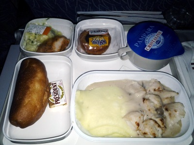 Dinner on Air China
