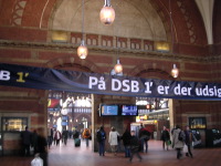 Inside Copenhagen Central Station