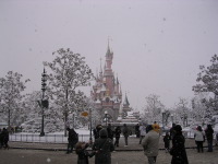 Castle with Snow