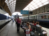 Platform at Nice Ville Station