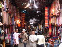 Inside Market Place Djemaa el Fna