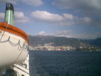 City of Bergen from the Sea