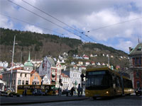 Trolleybus in Bergen