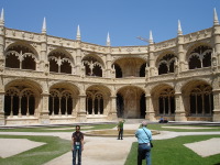 Courtyard of Jeronimos Monastery