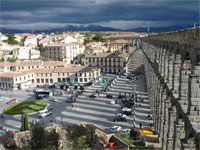 City of Segovia with Aqueduct