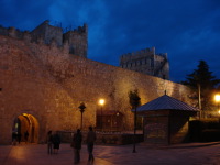 The Wall of Avila at night