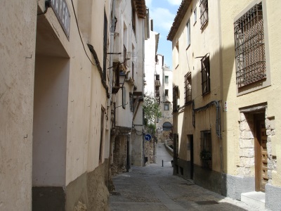 Narrow street in Cuenca