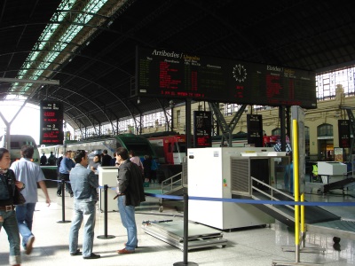 Platform of Valencia Station