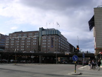 In Front of Stockholm C Station