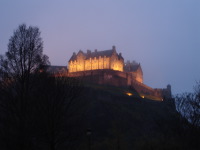 Edinburgh Castle in the Evening