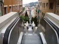 Escalator to Parc Guell